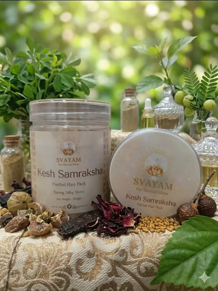 SVAYAM Bhruhshakti Eyebrow Oil | Ayurvedic Herbal Eyebrow Growth Oil