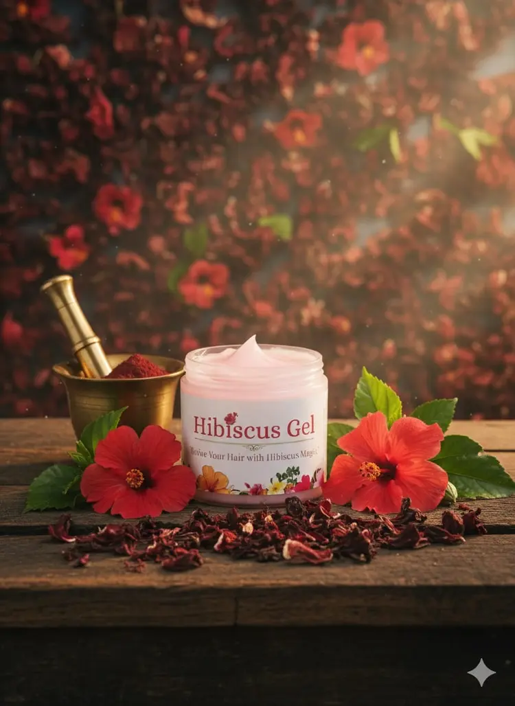 SVAYAM Hibiscus Hair Gel | Ayurvedic Herbal Hair Nourishing Gel