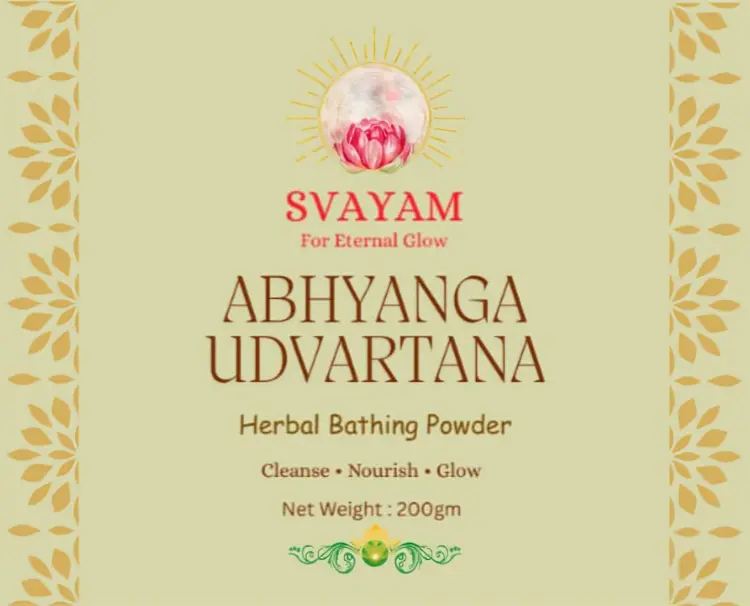 SVAYAM Abhyanga Udvartana Body Polishing Scrub | Ayurvedic Herbal Exfoliating Body Scrub