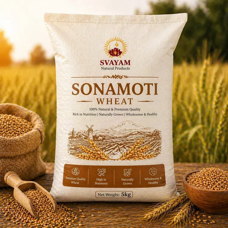 SVAYAM Sonamoti Wheat | Premium Ancient Wheat Grain | 10kg